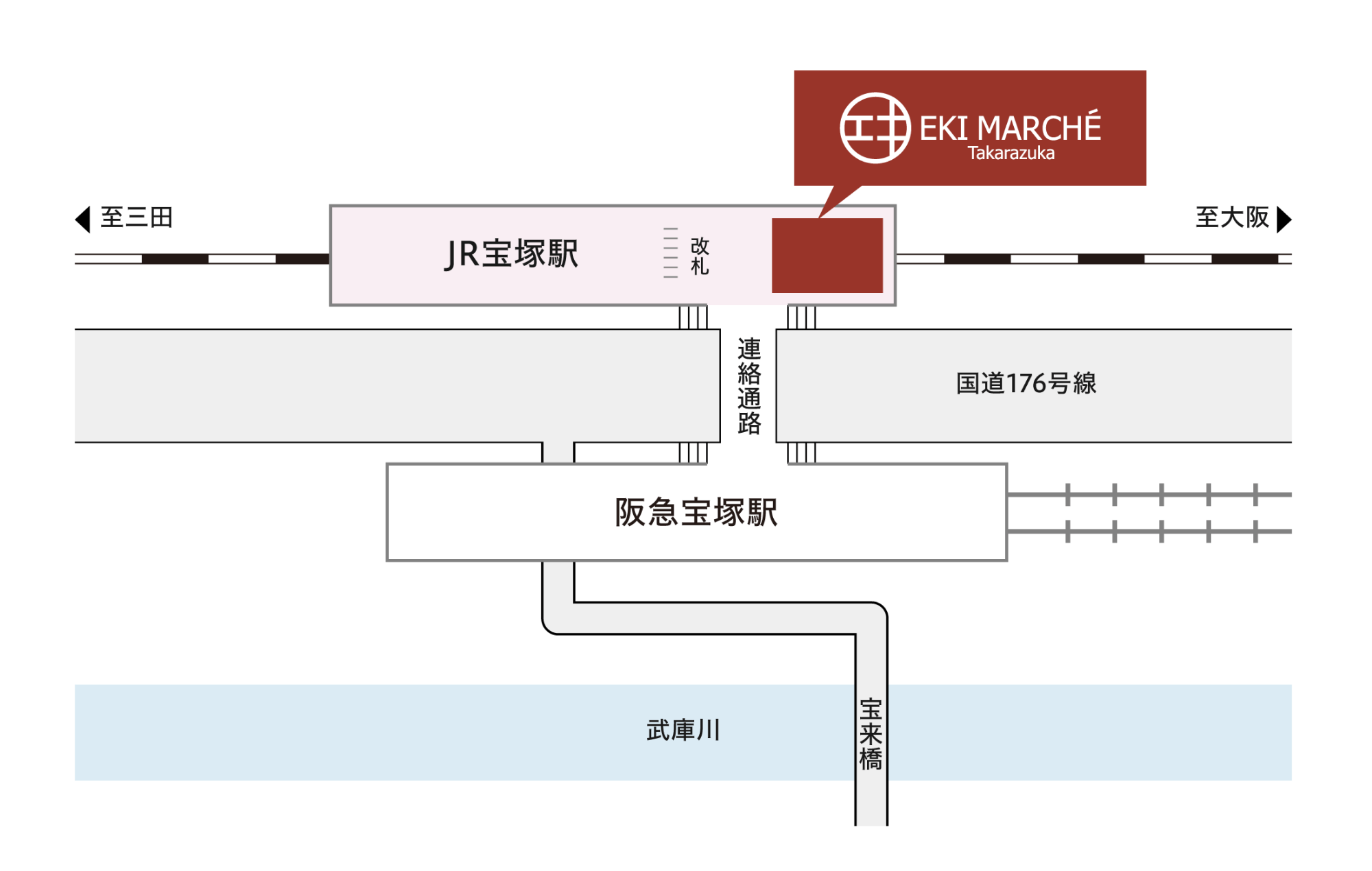 Carte d'Eki marche Takarazuka